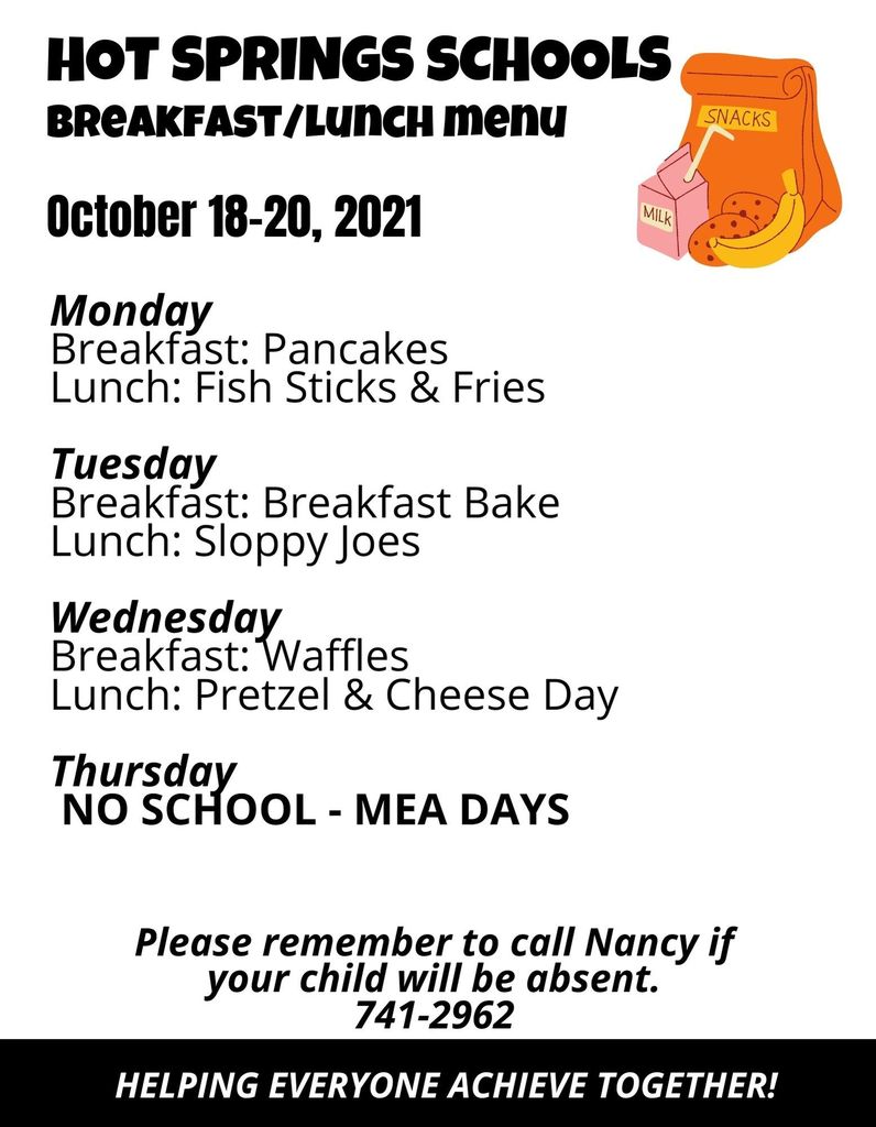 Lunch Menu